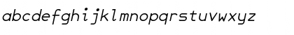 Download JetJaneMono Italic Font Lowercase Preview