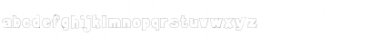 Download JiffyOutline Regular Font Lowercase Preview