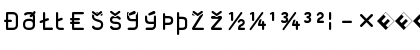 Download Jigger-RoundedFrontExp Regular Font Lowercase Preview