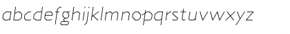 Download Jillican ExtraLight Italic Font Lowercase Preview