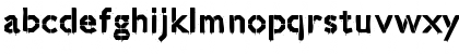 Download Jillican Warpaint Regular Font Lowercase Preview