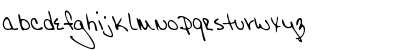 Download JolenesHand Regular Font Lowercase Preview