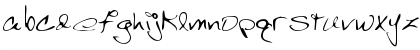 Download JuliesHand Regular Font Lowercase Preview