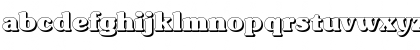 Download JuliusBeckerShadow-Heavy Regular Font Lowercase Preview