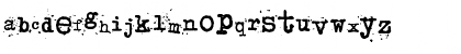 Download junko's typewriter Regular Font Lowercase Preview