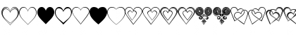 Download JW 52 Hearts Regular Font Lowercase Preview
