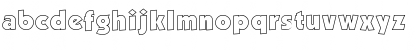 Download Kabel Outline Regular Font Lowercase Preview