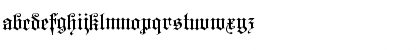 Download KaiserzeitGotisch Regular Font Lowercase Preview