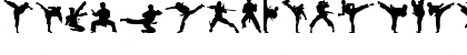 Download Karate Chop Regular Font Lowercase Preview