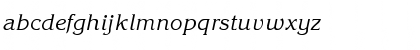 Download KarinaItalic Regular Font Lowercase Preview