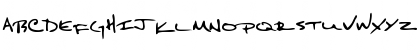 Download KeithsHand Regular Font Lowercase Preview