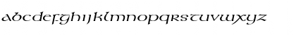 Download Kelt Extended Italic Font Lowercase Preview