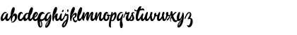 Download Tristan Script Regular Font Lowercase Preview