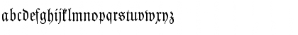 Download Kleist-Fraktur Regular Font Lowercase Preview