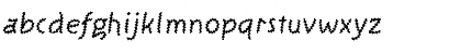 Download KnewFontJagged Regular Font Lowercase Preview