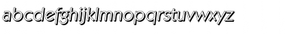 Download KoblenzShadow-Light Italic Font Lowercase Preview