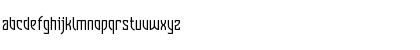 Download Komunique Regular Font Lowercase Preview