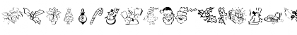 Download KR Christmas Dings 2004 Five Regular Font Lowercase Preview