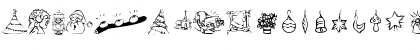 Download KR Christmas Dings 2004 Two Regular Font Lowercase Preview