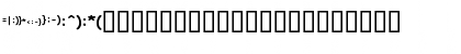 Download KR Deb's Emoticons Regular Font Lowercase Preview