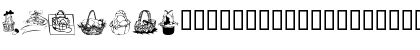 Download KR Easter Baskets Regular Font Lowercase Preview