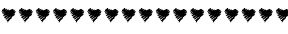 Download KR Scribble Heart Regular Font Lowercase Preview