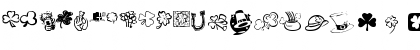 Download KR St Patricks Day Dings Regular Font Lowercase Preview