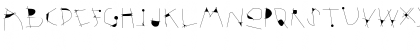 Download Krakelfabet Regular Font Lowercase Preview