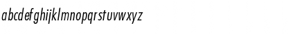Download KudosLightCondSSK Italic Font Lowercase Preview