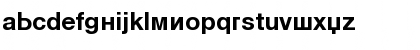 Download KyrillaSansSerif Bold Font Lowercase Preview