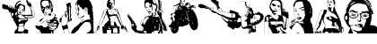 Download Lara Croft Tomb Raider Regular Font Lowercase Preview