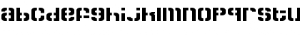Download Zoia Stencil Regular Font Lowercase Preview