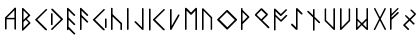 Download LatinLoversRunes Regular Font Lowercase Preview
