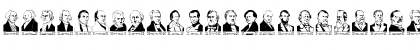 Download LCR American Presidents Regular Font Lowercase Preview