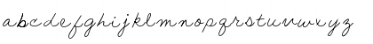 Download LD Fine Script 3 Regular Font Lowercase Preview