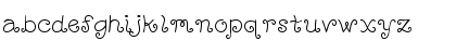 Download LD Girly Curls Regular Font Lowercase Preview