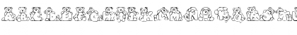 Download LD Huggy Bear Regular Font Lowercase Preview