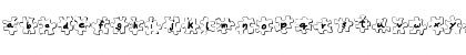 Download LD Puzzle Regular Font Lowercase Preview