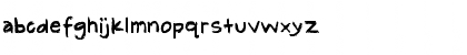 Download LD Scratchy Pen Regular Font Lowercase Preview