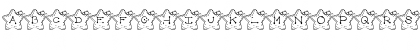 Download LD Stars Regular Font Lowercase Preview