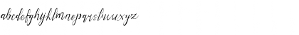 Download alysa scrip Regular Font Lowercase Preview