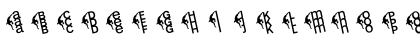 Download LeftClimbers Regular Font Lowercase Preview