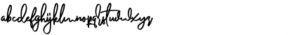 Download AnderfontFree Regular Font Lowercase Preview