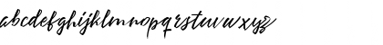 Download Angelines Script Regular Font Lowercase Preview
