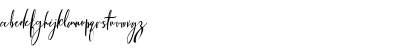 Download Antefand Regular Font Lowercase Preview