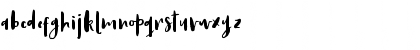 Download Antums Brush Regular Font Lowercase Preview