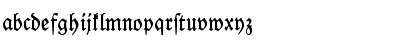 Download Leipzig Fraktur Bold Regular Font Lowercase Preview