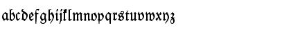 Download Leipzig Fraktur Normal Font Lowercase Preview