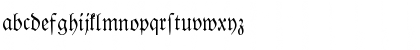 Download Leipzig Fraktur Normal Font Lowercase Preview