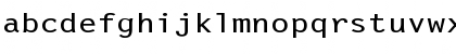 Download LetterGothicExtended Regular Font Lowercase Preview